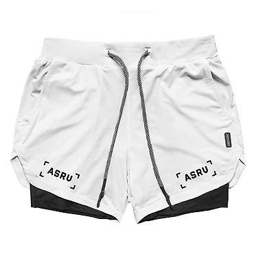 спортивный шорты: Спортивные шорты ASRU (модель с внутренними подшортами) - Тип — 1