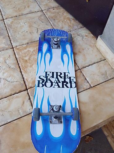 İdman və hobbi: Skateboard – “FIRE SKATE BOARD” dizaynlı - Tam komplekt: gövdə — 1