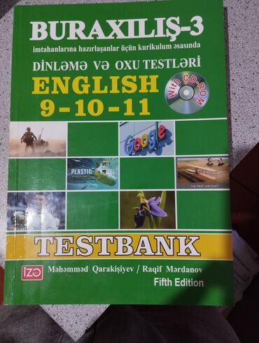 cəbr kitabları: 1-ci qrupa hazırlaşanlar üçün lazımi testlər. İngilis dili 2 ədəd