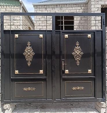 plasiq qapi: Yeni Həyət darvazası, 3 m, Mexaniki, Qapı ilə, rəng - Ağ, Kredit yoxdur, Ödənişli quraşdırma, Rayonlara çatdırılma, Ödənişli çatdırılma — 7