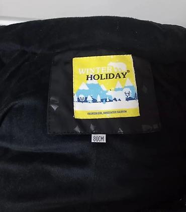 Верхняя одежда: Зиммний тёплый комбенизон на девочку 1-1,5 года в идеальном состоянии — 5