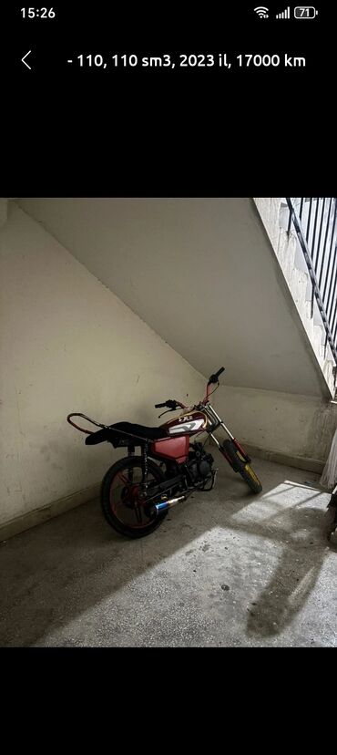 Motosiklet hissələri: Salam af 50 110 kub gedemeyine söz ola bilməz barter ə üsdünlük