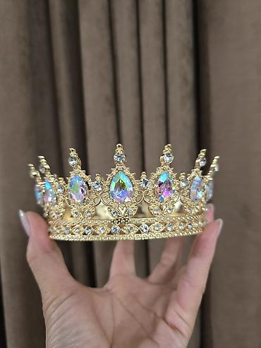 Аксессуары для волос: Аксессуар для волос, Диадема, Женские, Материал: Металл, Новый — 10