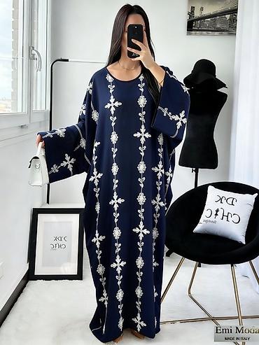 Haljine: 💫Kaftan maxi haljina – Made in Italy - Kroj: širok, lepršav kaftan — 7