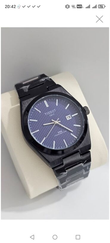 Qol saatları: Yeni, Qol saatı, Tissot, rəng - Qara — 8