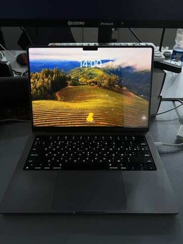 купить макбук про м1: Ноутбук, Apple, 16 ГБ ОЭТ, Apple M1 Pro, 14 ", эс тутум SSD