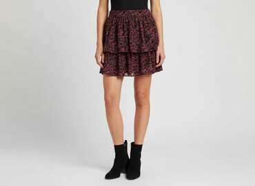 spódnice w kratę czerwone dla dziewczynki: Women`s skirt, size S