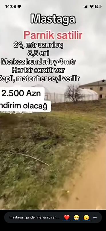 Теплицы: Mərdəkan/Maştağa istiqamətində polikarbon/plyonka örtüklü parnik — 3
