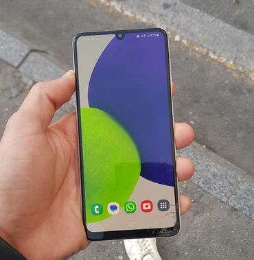 телефоны флай fly: Samsung Galaxy A22, 64 GB, rəng - Ağ, Barmaq izi