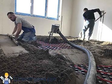 Напольные работы: Механизированная стяжка пола под финишные покрытия - Выполняем — 14