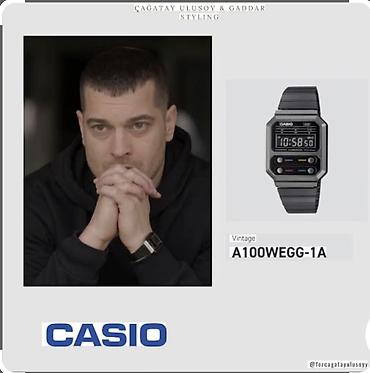 Casio saat VMF mağazasından alınıb orginaldır. Münasib qiymete satılır