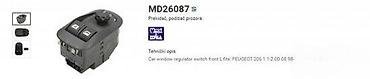 focus 4: PREKIDAC PODIZAC PROZORA PEUGEOT 206 NOVO! | Prekidac podizac — 3