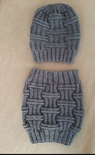 Dəstlər, kostyumlar: Toxunma geyim və aksesuarlar dəsti - Ağ rəngdə, qabarıq toxuma — 9