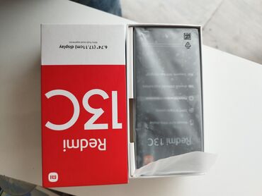 redmi k: Xiaomi Redmi 13C, 256 GB, rəng - Qara, 
 Düyməli, Barmaq izi