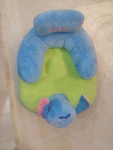 mdf material: Uşaq üçün yumşaq oturacaq/yastıq-kreslo - Model: “Baby” yazılı, ön — 3