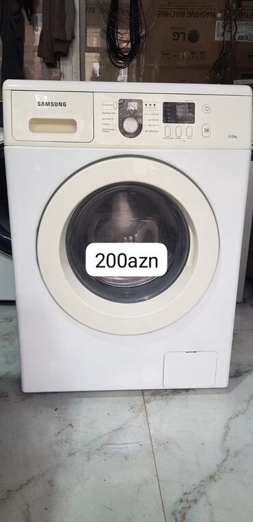 Paltaryuyan maşınlar: Paltaryuyan maşın Samsung, 6 kq, Avtomat, Qurutmasız