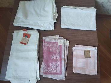 Tekstil dəsti. Ölçüləri etiketdə. Hamısı bir yerdə satılır. Material