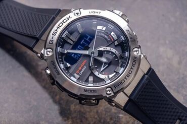 часы casio оригинал: G-Shock G-Steel GST-B200 - из коллекции Carbon Core Guard