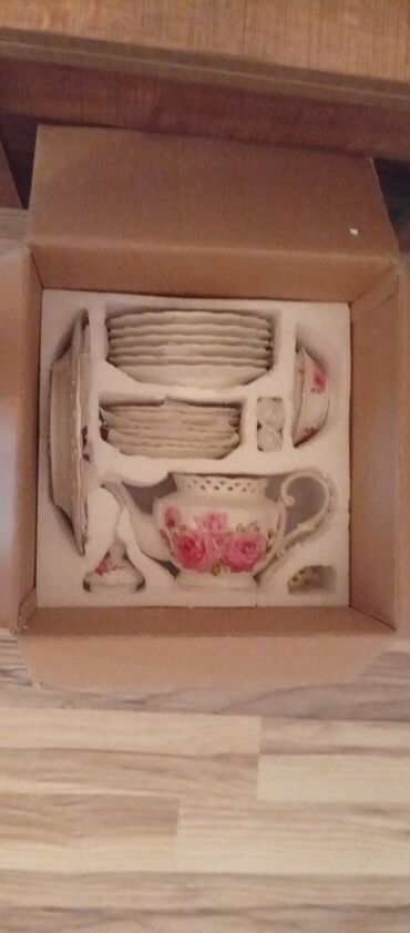 Çay dəstləri və servizlər: Çay dəsti, Keramika, 6 nəfərlik, Türkiyə — 4