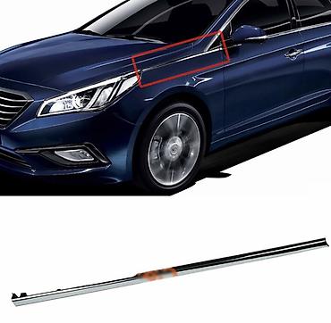 g comp: Накладка крыла Переднее левое Hyundai, 2017 г., Б/у, Оригинал — 2