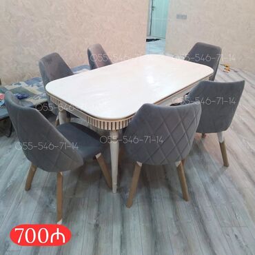 Mebel: Qonaq otağı üçün, Yeni, 6 stul