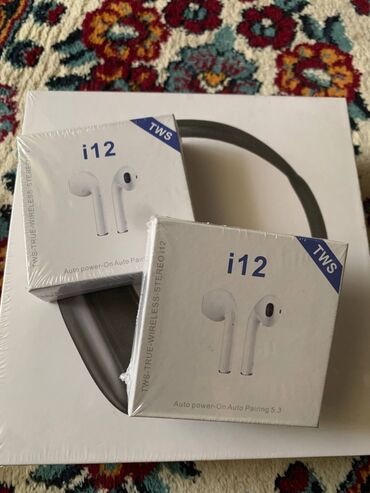 теплые наушники: Каптама, Apple, Жаңы, Электр зымсыз (Bluetooth), Классикалык