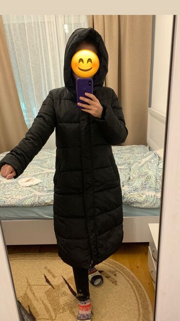 куртка женская зимняя длинная: Пуховик, Длинная модель, 2XL (EU 44)
