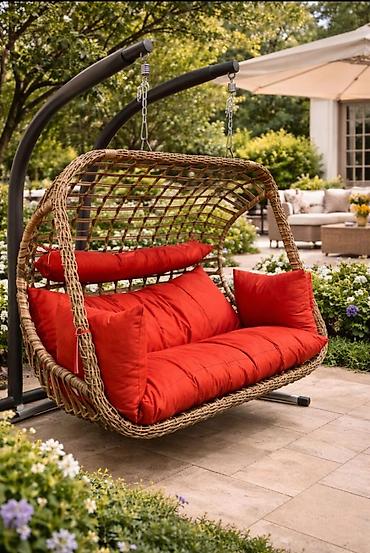 Bağ və bostan üçün digər məhsullar: Kokon Yellənçək. Kokon. Həsir Yelləncək. Yüksək keyfiyyət. Komfort — 3