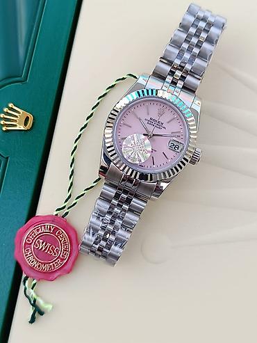 Aksesuarlar: Rolex Datejust qadın saatları – Swiss Made, rəsmi “Superlative — 8
