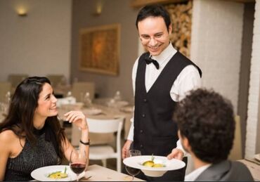 Ofisiantlar: Ofisiant tələb olunur, Otel, Aylıq ödəniş, 18-29 yaş, 1 ildən az təcrübə