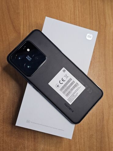 ящик для телефона: Xiaomi, 14, Колдонулган, 256 ГБ, түсү - Кара, 2 SIM, eSIM
