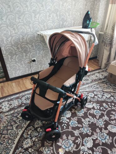 новая детская коляска: Балдар арабасы, түсү - Күрөң, Жаңы