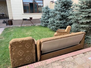 бу мебельи: Ашкана үчүн жумшак бурчек, Колдонулган, Өзү алып кетүү, түсү - Күрөң