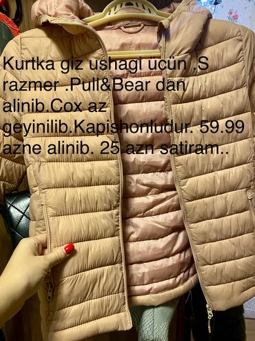 kurtka sumqayit: Kurtka Pull&Bear - Kapishonludur.Hec bir yerinde