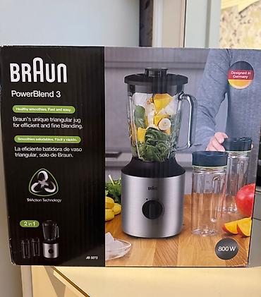 Blenderlər: Braun PowerBlend 3 (JB 3272) blender seti İSTİFADƏ OLUNMAYIB — 1