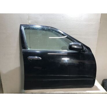 Двери: Передняя правая дверь Nissan 2000 г., Б/у, цвет - Черный,Оригинал