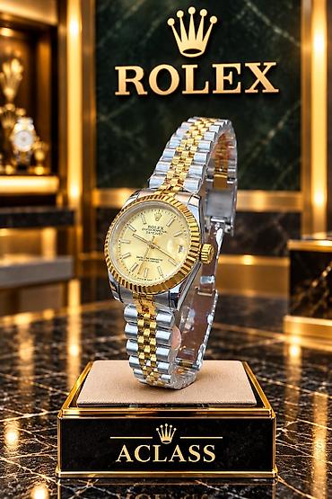 gence saat: Yeni, Qol saatı, Rolex, rəng - Qəhvəyi — 4
