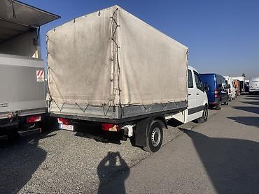 будка от спринтера: Mercedes-Benz Sprinter тентованный бортовой грузовик (двойная кабина) — 3