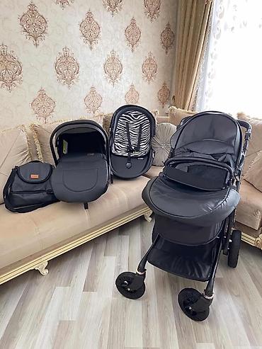 Kidilo 3in1 uşaq arabası 170 azn. Şəkildə də göründüyü kimi, üstündə