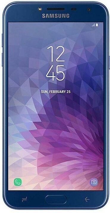 чехол для телефона samsung galaxy: Samsung Galaxy J4 2018, Б/у, 16 ГБ, цвет - Синий, 2 SIM