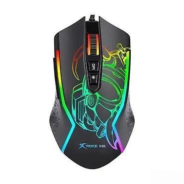 pc components serbia: Gejmerski miš Xtrike Me – RGB osvetljenje i precizna kontrola - — 1