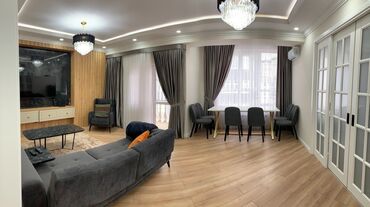 бишкек гостиница: 3 комнаты, Агентство недвижимости, Без подселения, С мебелью полностью