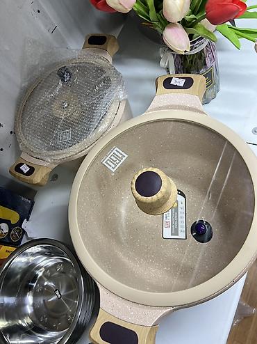 Кастрюли: Кастрюля с крышкой MGC - Материал: литой алюминий с многослойным — 10