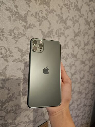 en ucuz laptop vatan: IPhone 11 Pro Max, 256 GB, Matte Midnight Green, Face ID