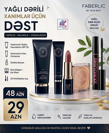 Kosmetika dəstləri: Faberlic məhsulları və xüsusi təkliflər - Pul hədiyyəsi kampaniyası — 3