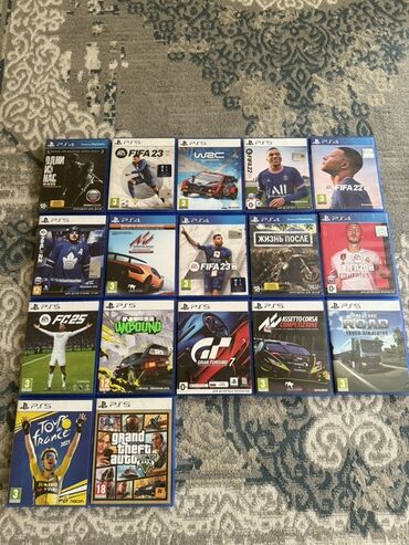 продам сони плейстейшен 5: Предлагается коллекция видеоигр для консолей PlayStation 4 и