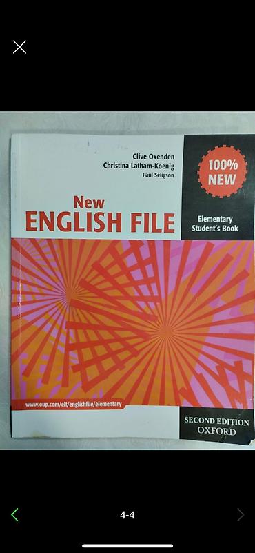New English File iş dəftəri satılır 10 manata alınıb Demək olarki heç