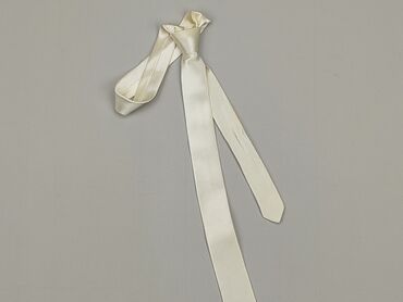 Krawaty i akcesoria: Krawat, kolor - Biały, stan - Dobry