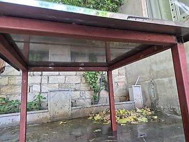 nerjavik stol: Paslanmayan poladdan iş masası - Üst səth: paslanmayan polad, hamar — 2
