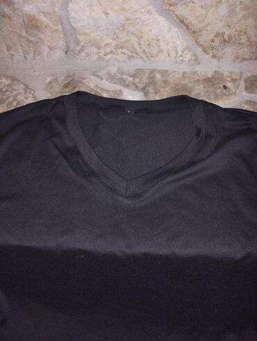 new tech fleece 2023: Short sleeves T-shirt, L (EU 52), color - Black, Microfibre